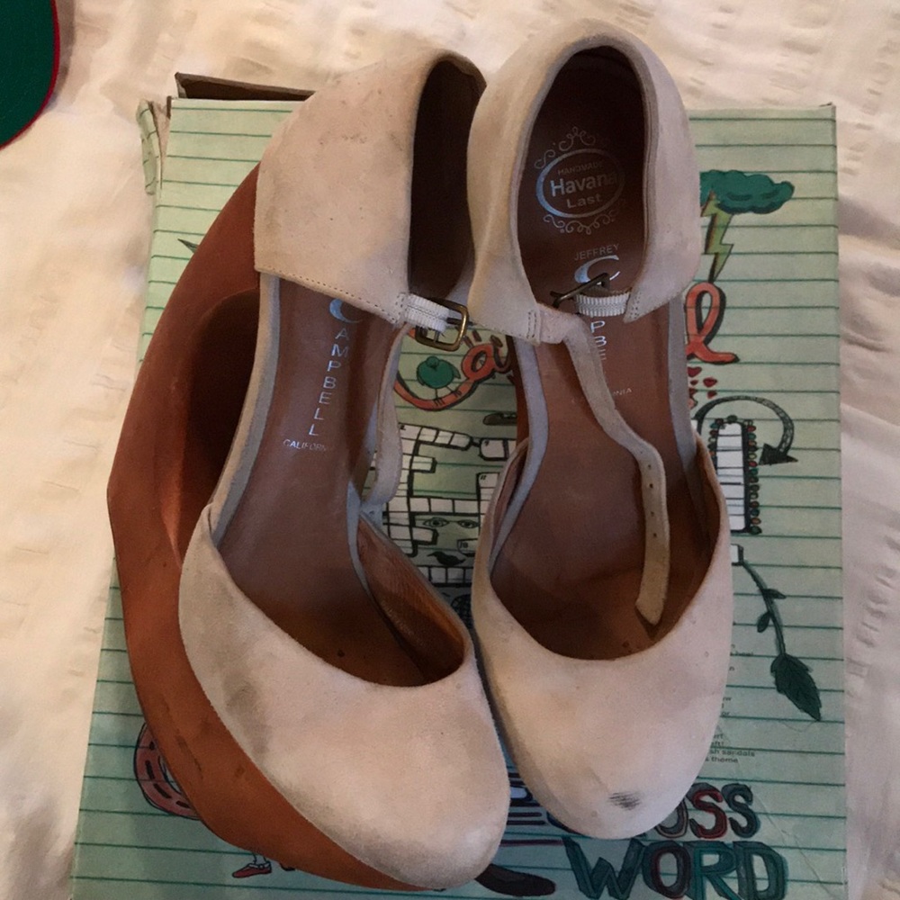 Jeffery Campbell rock play sandal grey/nude s-10